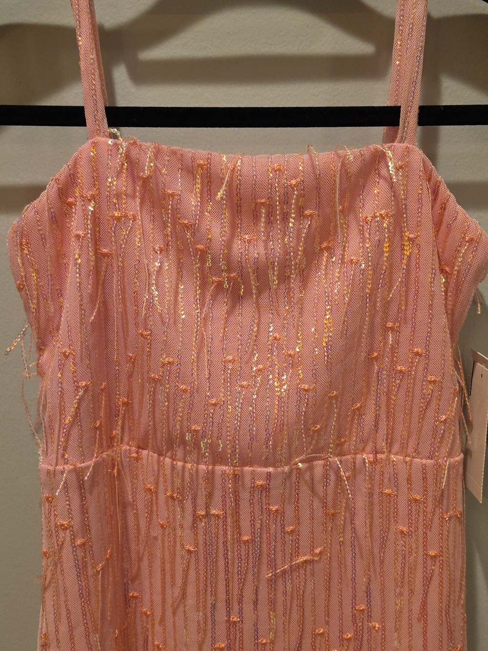 Nordstrom Pink Beaded Dress by Nickie Lew Size 10 NWT - Picture 3 of 11